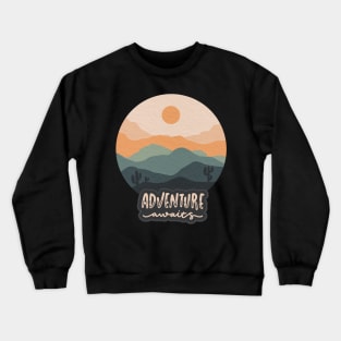 Let's travel Your Life is the best Adventure Explore the world travel lover fall autumn Crewneck Sweatshirt